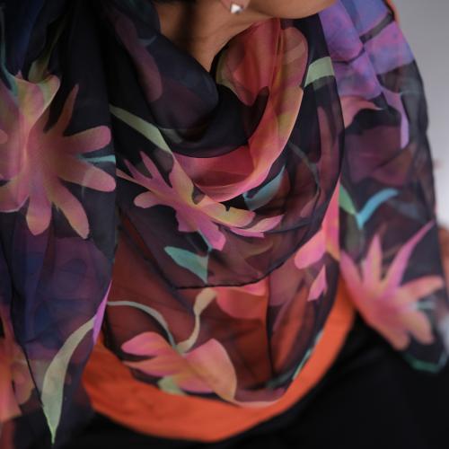 Châle en soie - Cécile