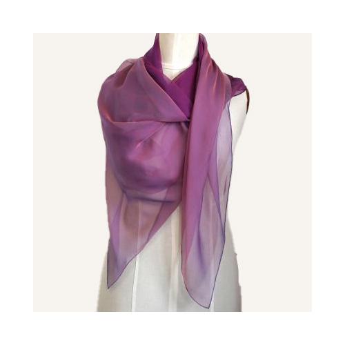 Châle en soie - Violette