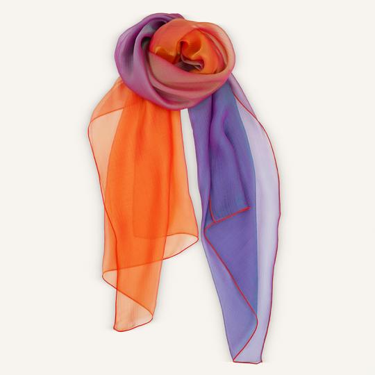Echarpe en soie - Solène
