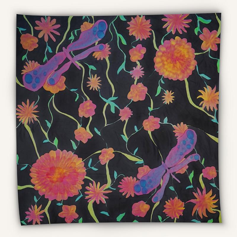 Châle en soie - Cécile