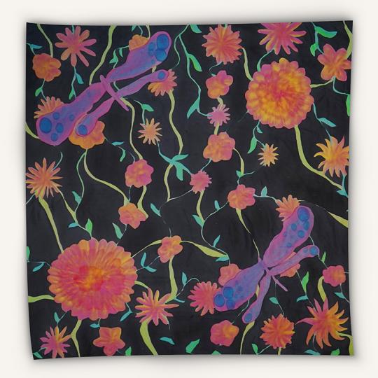 Châle en soie - Cécile