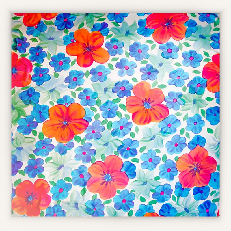 Châle en soie - Flora