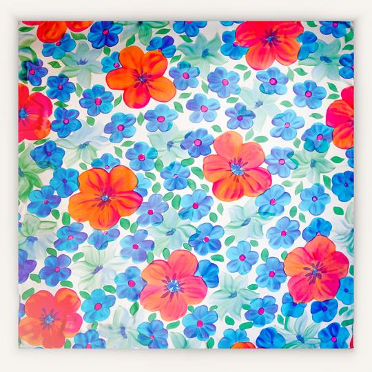 Châle en soie - Flora