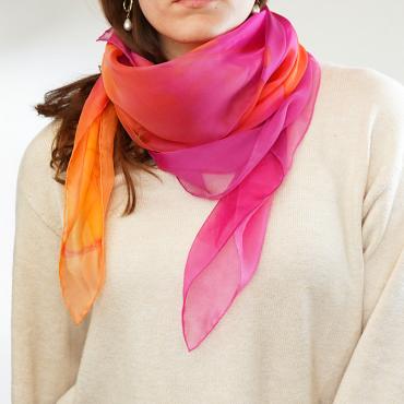 Châle en soie - Hélène 2