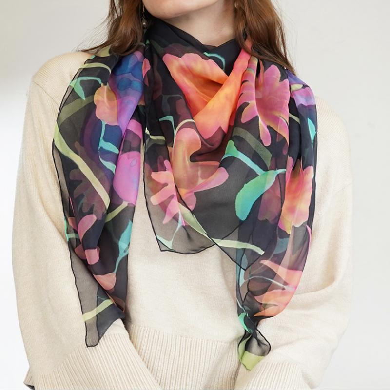 Châle en soie - Cécile