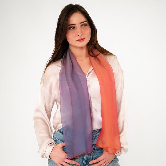 Echarpe en soie - Solène