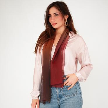 Echarpe en soie - Solène 2