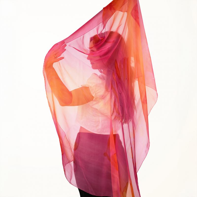 Châle en soie - Hélène