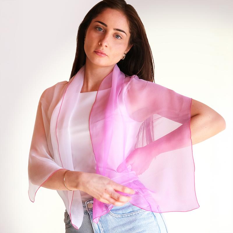 Echarpe en soie - Solène