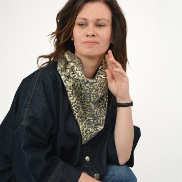 Carré de soie - Leona
