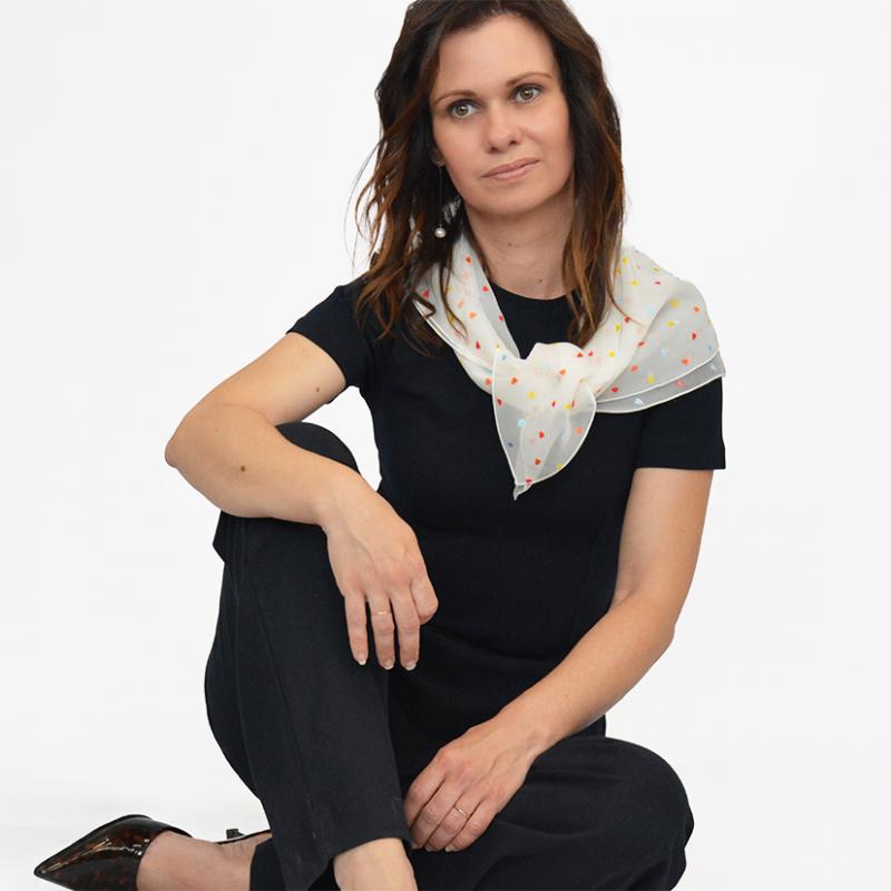 Carré de soie - Elisabeth
