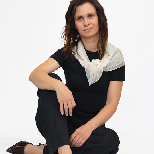 Carré de soie - Elisabeth