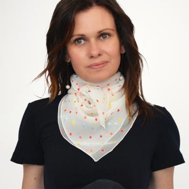 Carré de soie - Elisabeth