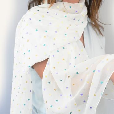 Echarpe en soie - Elisabeth 2